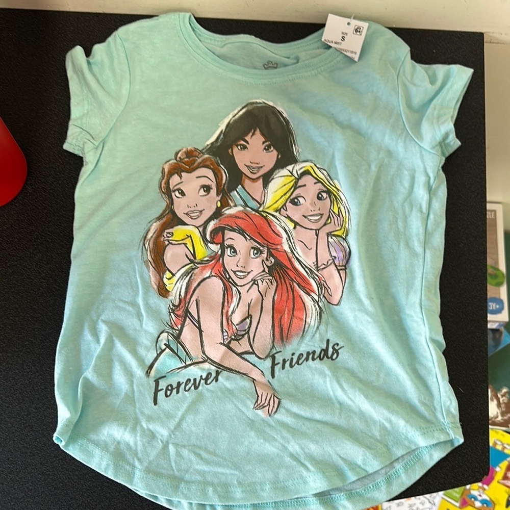 Disney Princess Aqua T-Shirt for Kids